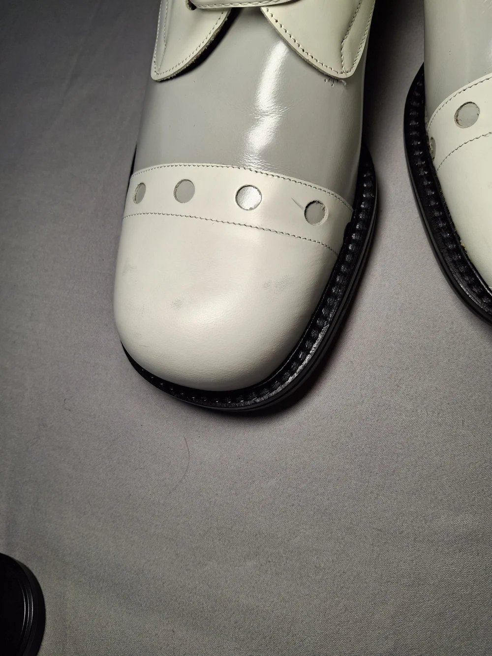 Vintage Smith & Co Made in Italy Leather Square Toe Derby S Men's US 7 / EU 40